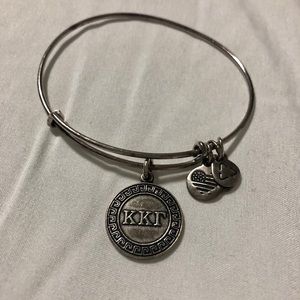 Alex and Ani Kappa Kappa Gamma silver bracelet
